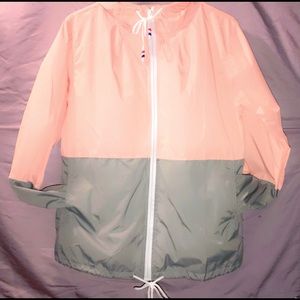 Geesenss Pink and Grey Windbreaker